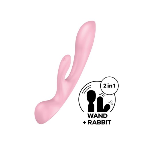 Wibrator króliczek masaż łechtaczki satisfyer róż